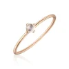 Verlobungsring Cabochon, 14 Karat Rosegold, Mondstein, Gr.52-LEAF Sale