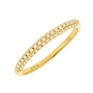 Verlobungsring DAZZLE mit Diamanten, 14 Karat Gelbgold-LEAF New