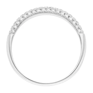 Verlobungsring DAZZLE mit Diamanten, 14 Karat Weißgold-LEAF Online