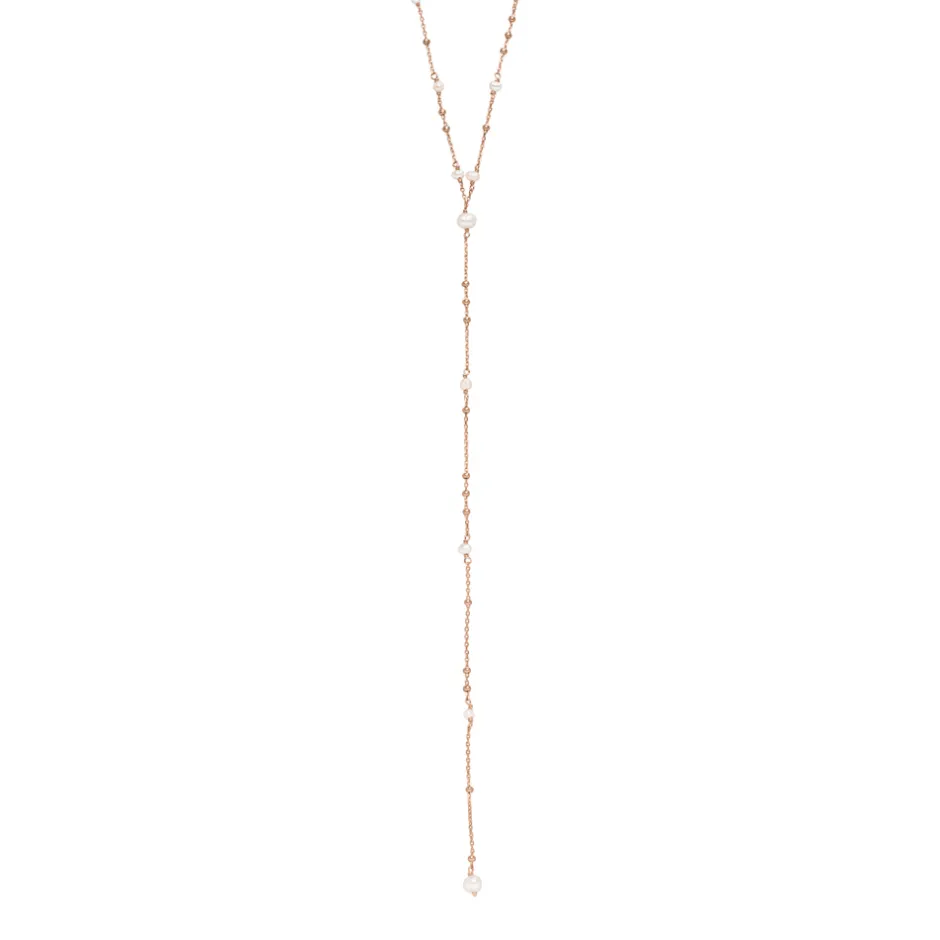 yhalskette_flying_pearls__0-2.webp Y-Halskette Flying Pearls, 18 Karat Rosegold vergoldet-LEAF Outlet